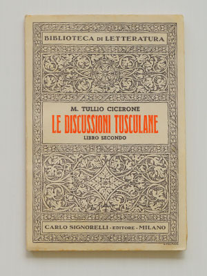 Le discussioni Tusculane - libro secondo poster